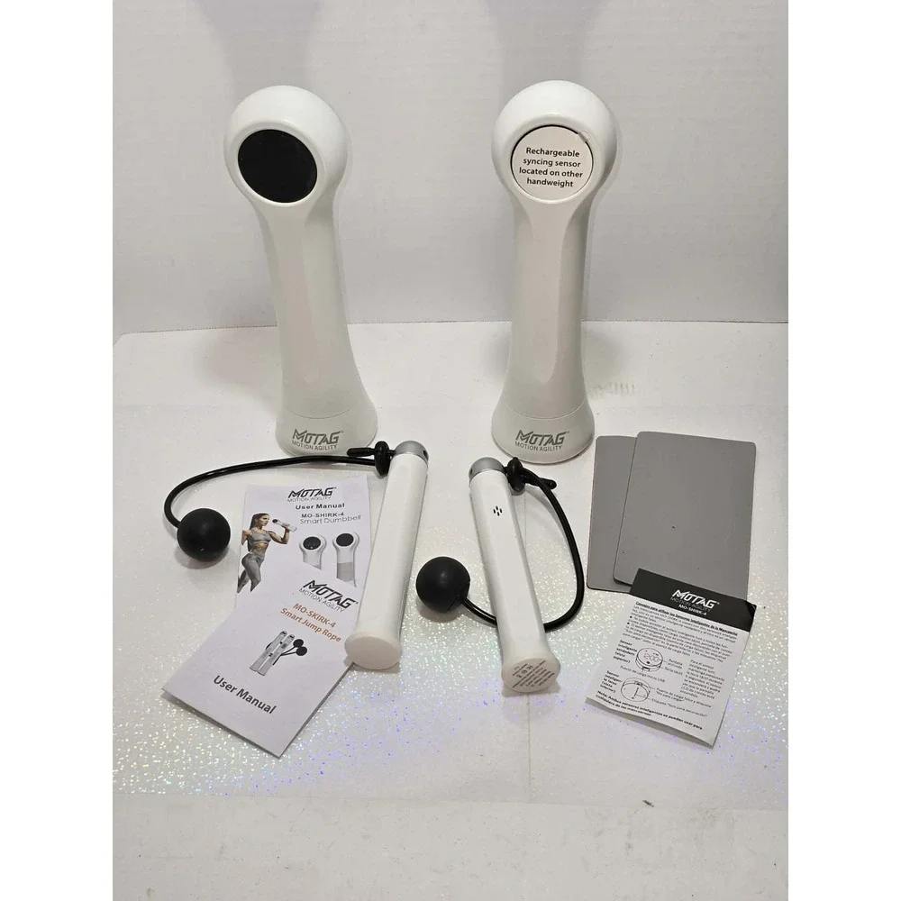 🏋️ MOTAG SMRT Fitness Smart Handweights & Jump Rope Kit‎ Open Box Bluetooth